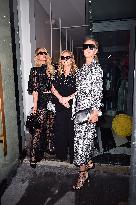 NYFW - Paris, Nicky And Kathy Hilton At Alice And Olivia