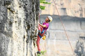 Rock Climbing Competition in Qianxinan