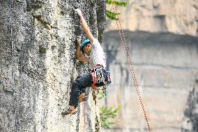 Rock Climbing Competition in Qianxinan