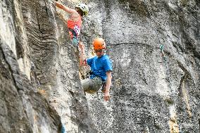 Rock Climbing Competition in Qianxinan