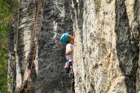 Rock Climbing Competition in Qianxinan