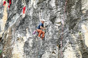 Rock Climbing Competition in Qianxinan