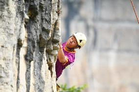 Rock Climbing Competition in Qianxinan