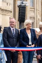 Marine Le Pen Arrives In Henin-Beaumont - France