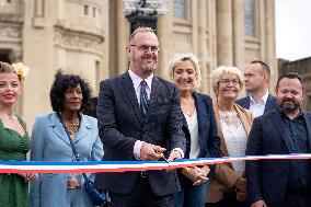 Marine Le Pen Arrives In Henin-Beaumont - France