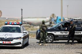 Israeli Security Secure The Allenby Bridge After A Terror Attack