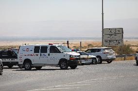 Israeli Security Secure The Allenby Bridge After A Terror Attack