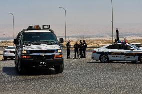 Israeli Security Secure The Allenby Bridge After A Terror Attack