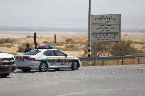 Israeli Security Secure The Allenby Bridge After A Terror Attack