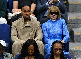 US Open - Lewis Hamilton And Anna Wintour In The Stands