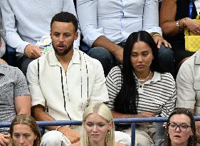 US Open - Steph Curry And Wife In The Stands