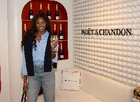 US Open - Celebs At Moet & Chandon Clubhouse