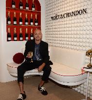 US Open - Celebs At Moet & Chandon Clubhouse