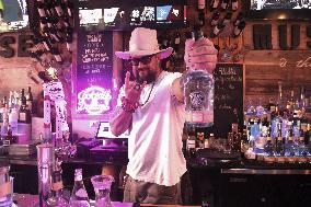 Jason Momoa Promotes His Vodka Brand - USA