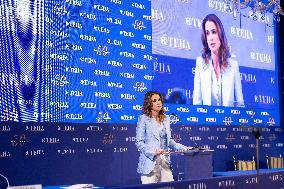 Queen Rania At Cernobbio Forum - Cernobbio