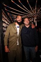 Joakim Noah And Andre Agassi At Prince X DraftKings Dinner - NYC