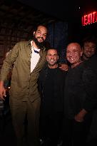 Joakim Noah And Andre Agassi At Prince X DraftKings Dinner - NYC