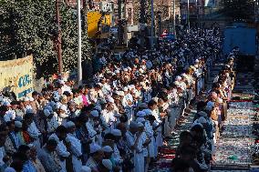 Muslims Offer Prayers At The Shrine Of Sufi Saint Naqshband Sahib In Srinagar