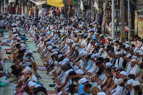 Muslims Offer Prayers At The Shrine Of Sufi Saint Naqshband Sahib In Srinagar