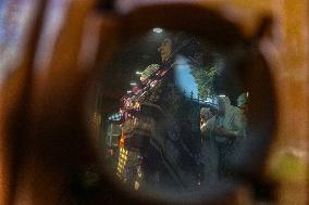 Muslims Offer Prayers At The Shrine Of Sufi Saint Naqshband Sahib In Srinagar