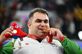 Paris 2024 Paralympics - Weightlifting - Ahmad Aminzadeh Wins Gold