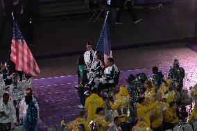 Paris 2024 Paralympics - French Flag Bearers At Closing Ceremony