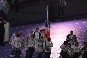 Paris 2024 Paralympics - French Flag Bearers At Closing Ceremony