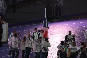 Paris 2024 Paralympics - French Flag Bearers At Closing Ceremony