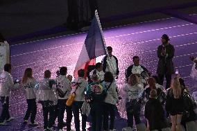 Paris 2024 Paralympics - French Flag Bearers At Closing Ceremony