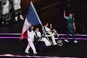 Paris 2024 Paralympics - French Flag Bearers At Closing Ceremony