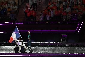 Paris 2024 Paralympics - French Flag Bearers At Closing Ceremony