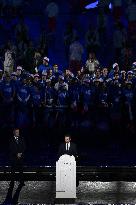 Paris 2024 Paralympics - Tony Estanguet And Andrew Parsons At Closing Ceremony