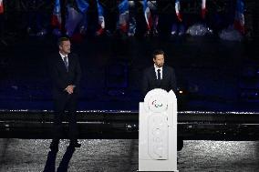 Paris 2024 Paralympics - Tony Estanguet And Andrew Parsons At Closing Ceremony