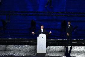 Paris 2024 Paralympics - Tony Estanguet And Andrew Parsons At Closing Ceremony