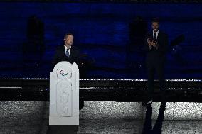 Paris 2024 Paralympics - Tony Estanguet And Andrew Parsons At Closing Ceremony