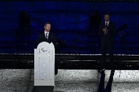 Paris 2024 Paralympics - Tony Estanguet And Andrew Parsons At Closing Ceremony