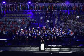 Paris 2024 Paralympics - Tony Estanguet And Andrew Parsons At Closing Ceremony