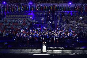 Paris 2024 Paralympics - Tony Estanguet And Andrew Parsons At Closing Ceremony