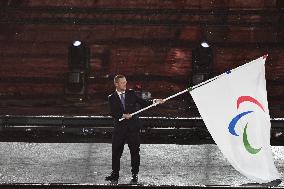 Paris 2024 Paralympics - Paralympic Flag Handover