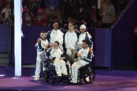 Paris 2024 Paralympics - French Athletes With The Paralympic Flame