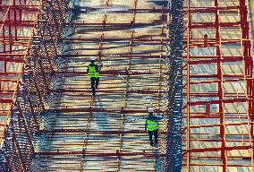 Nanjing-Huai'an Intercity Railway Under Construction