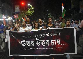 Citizen Protest In Kolkata, India