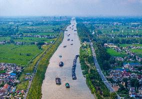 Subei Canal Cargo Ships