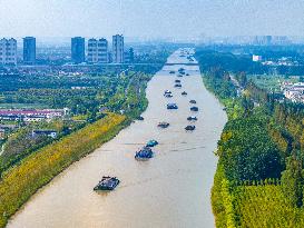 Subei Canal Cargo Ships