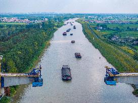 Subei Canal Cargo Ships