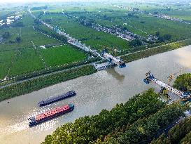 Subei Canal Cargo Ships