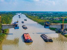 Subei Canal Cargo Ships