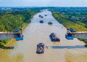 Subei Canal Cargo Ships