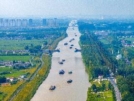 Subei Canal Cargo Ships