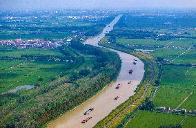 Subei Canal Cargo Ships